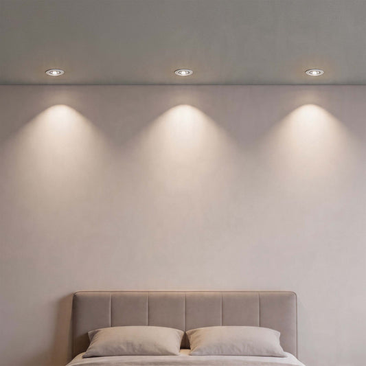 Modern White COB LED Recessed Downlight, 5W 4000K