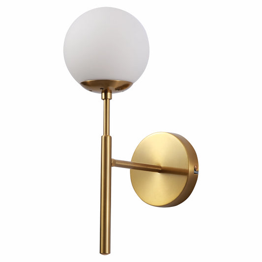 Modern Globe Wall Light Sconce - Sleek Minimalist Design Light Fixture for Contemporary Spaces