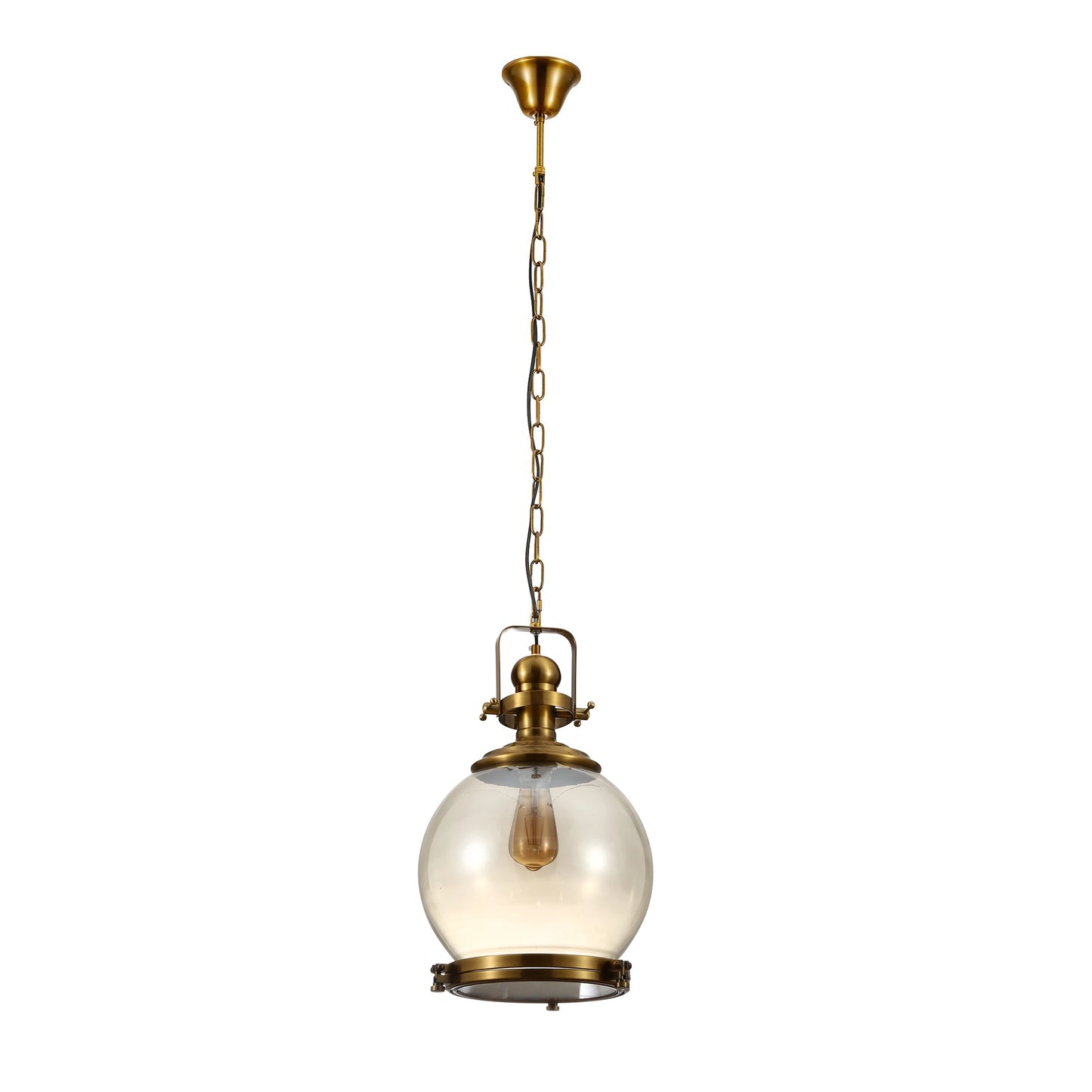 Riley Industrial Vintage Pendant Light Enclosed Pendant Light