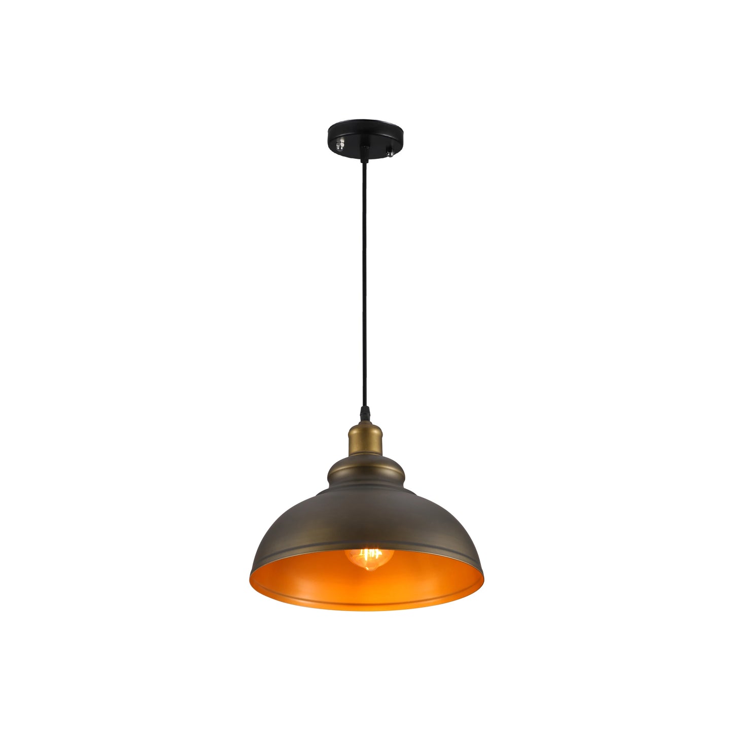 Dome Industrial Large Metal Ceiling Pendant Light E27