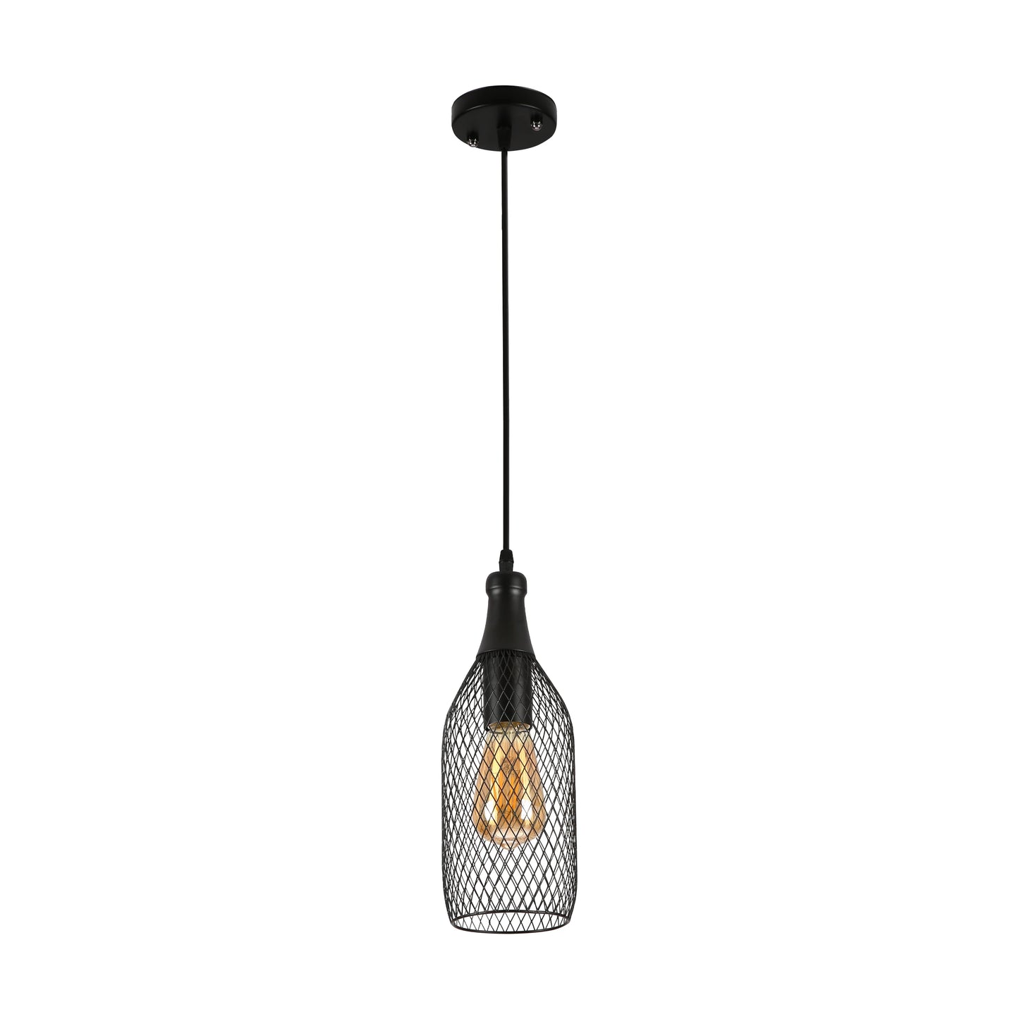 Wire Mesh Industrial Dome Pendant Ceiling Light E27