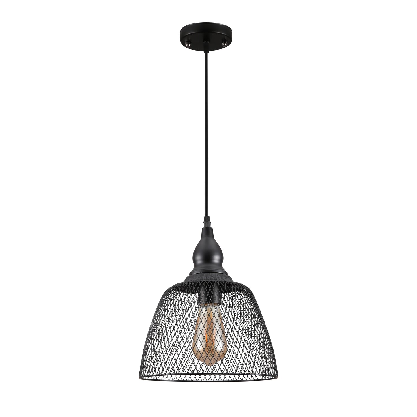 Wire Mesh Industrial Dome Pendant Ceiling Light E27