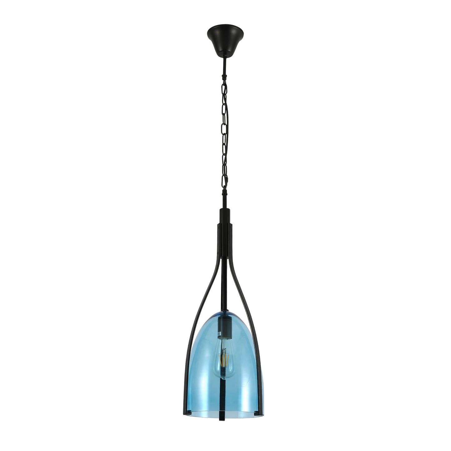 Havana Bell Glass Pendant Light