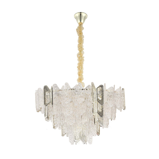 Luxury Gold Crystal Chandelier Dimmable Pendant Light E14