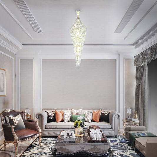 Lyustra M2026 43xE14 GOLD 580mm*H1750mm