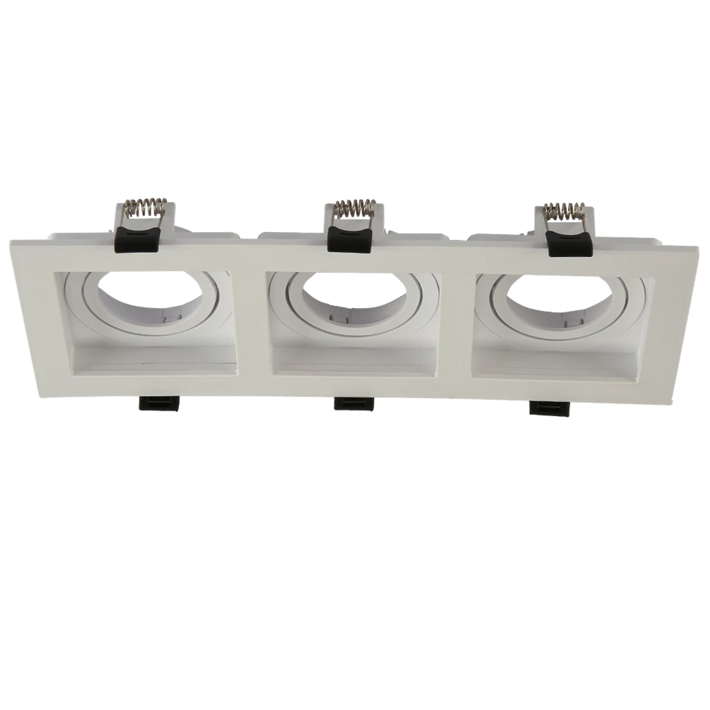 Polycarbonate Rectangle Grill Tilt Recessed Downlight GU10