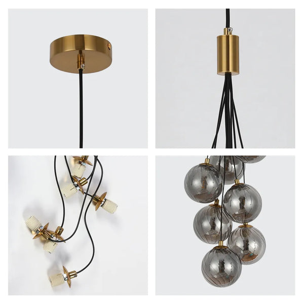 Close shot of the Balloon Cluster Pendant Light-159-18262