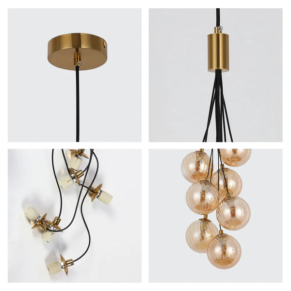 Close shot of the Balloon Cluster Pendant Light-159-18264