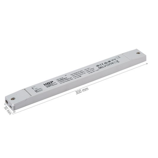 KGP Constant Voltage LED Driver 24V 30W 1.25A for LED Strips-Modules