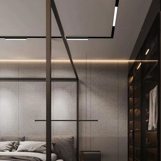 Magnetic Tracklight TEKLED Magnetic Linear LED Track Light with Opal Diffuser-Default Title-169-03111