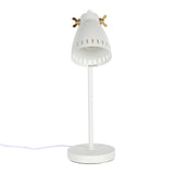 Retro Desk Lamp with Brass Accents 2
