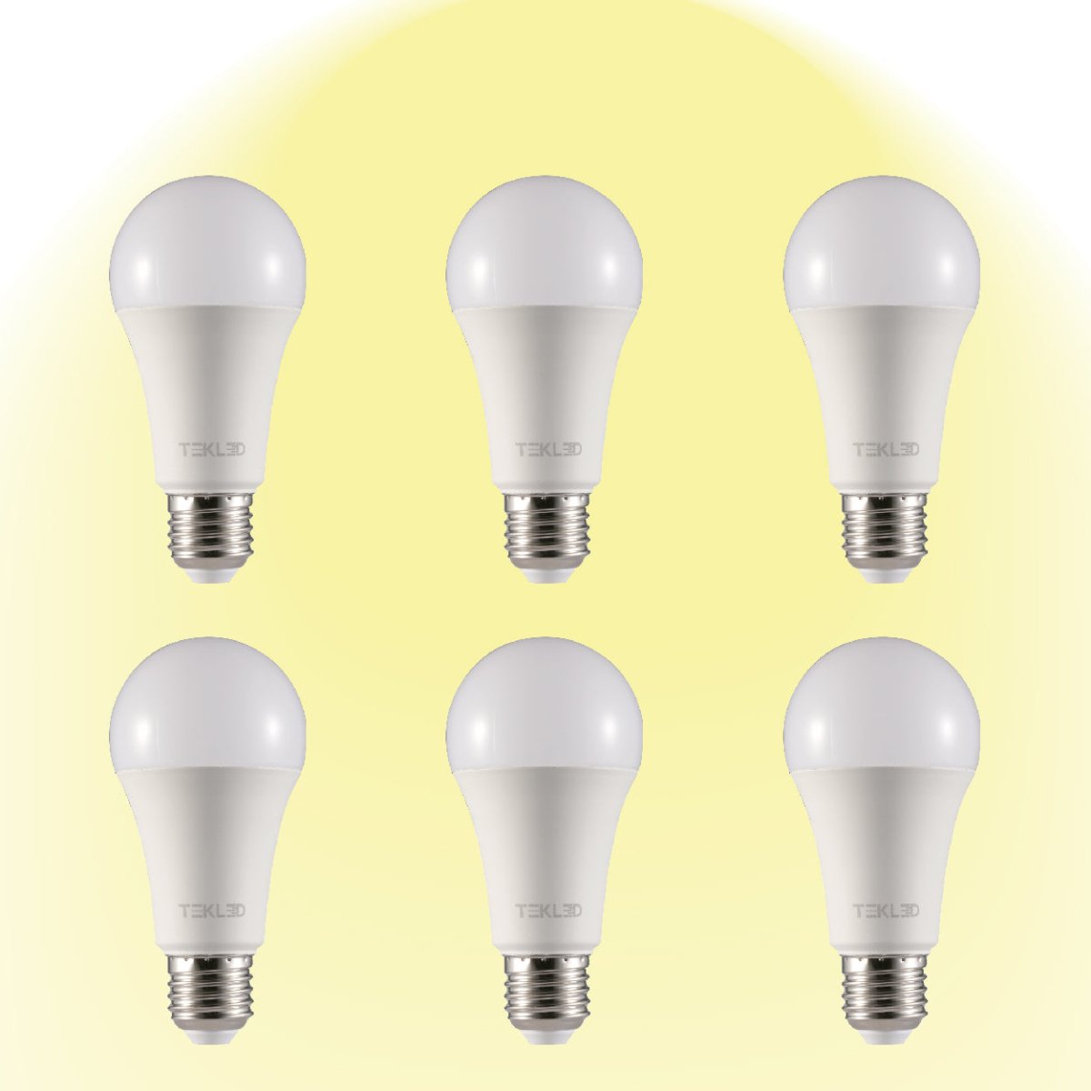 Virgo LED GLS Bulb A60 E27 Edison Screw 2700K Warm White 15 W Pack of 6 527-15688