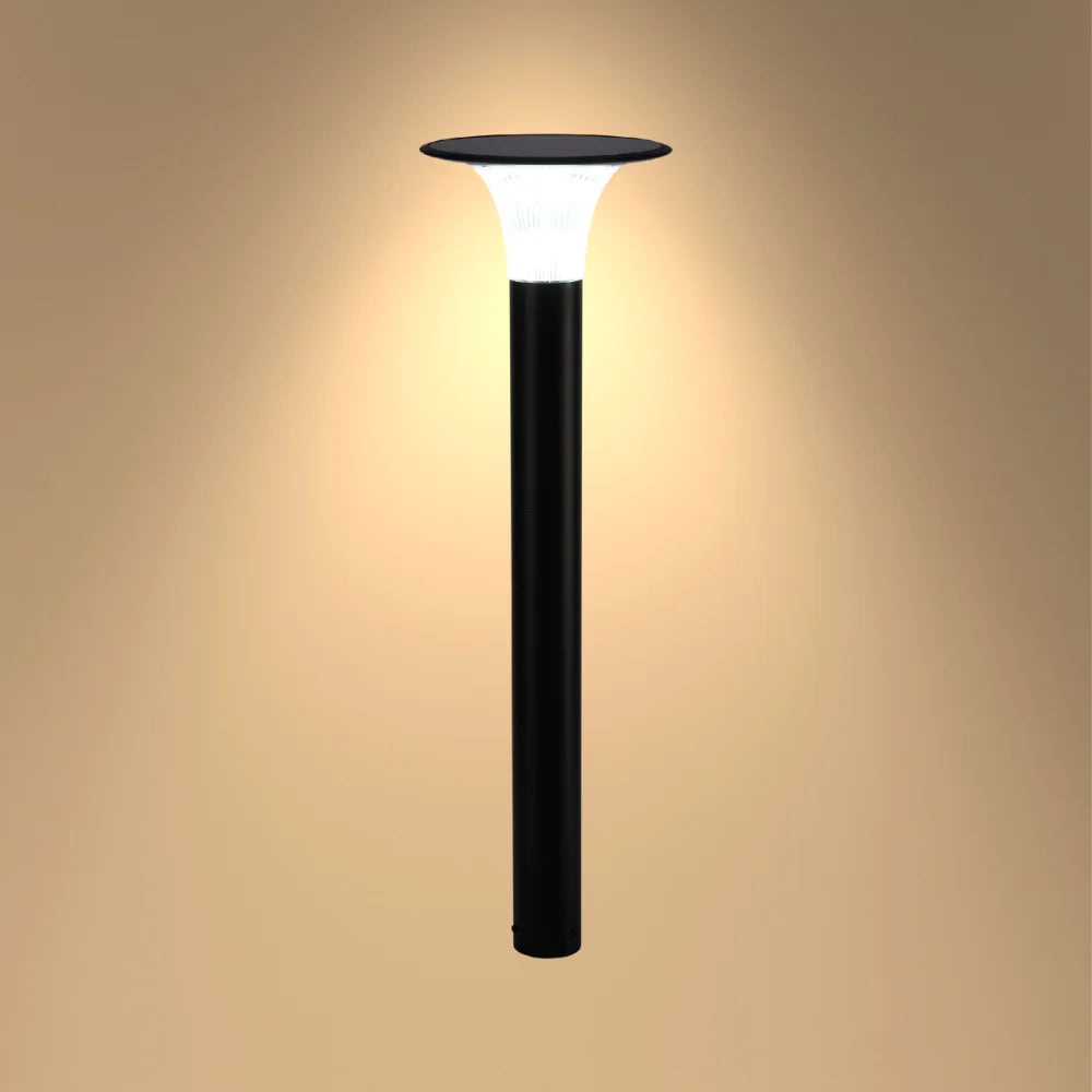 Main image of TEKLED 80cm Black Solar LED Bollard Pathway Light | TEKLED 260-03584
