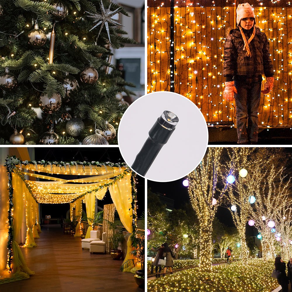 Everyday and party use of Canopus Solar 200 LEDs 22m Warm White LED String Light