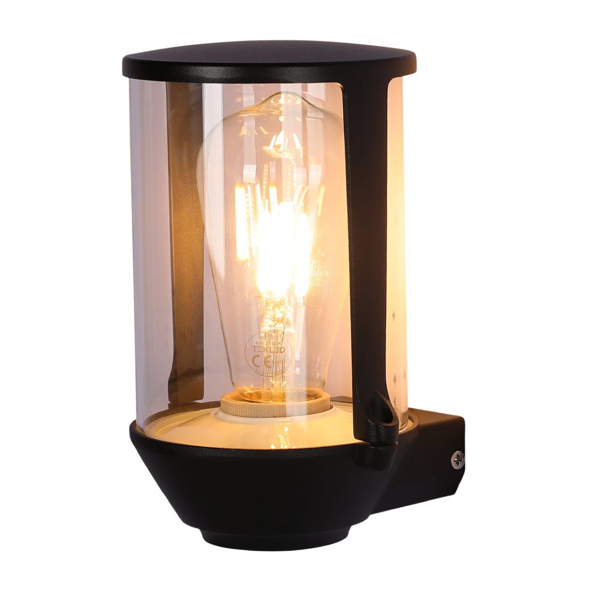 Main image of Lux Vintage Classic Outdoor Wall Light Sconce IP54 Black 182-03423