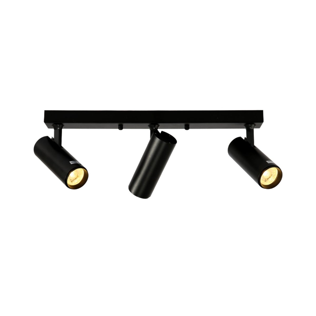 Main image of 3 Way Virmo Long Rod Spotlight with GU10 Fitting Black | TEKLED 172-03092