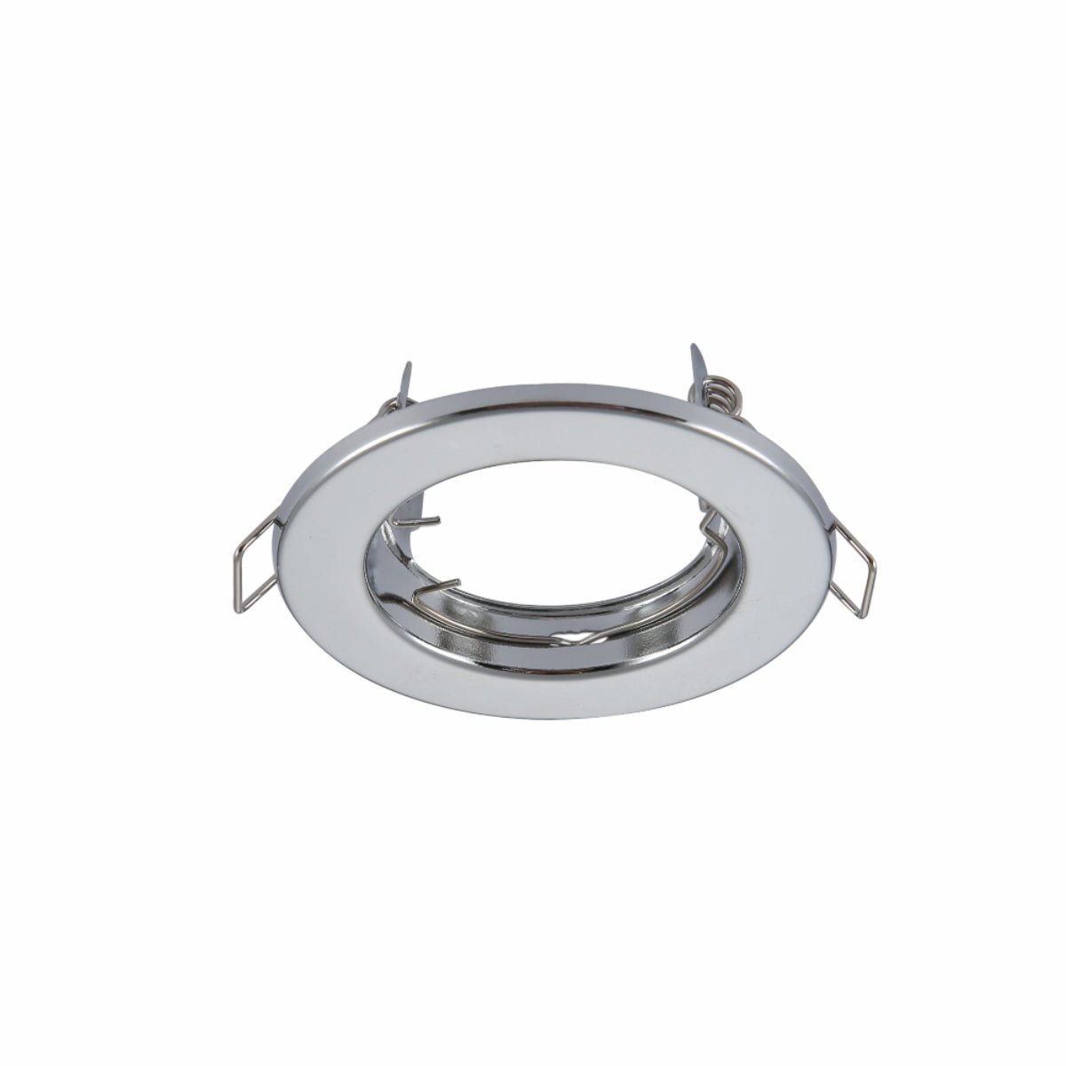 Main image of Fixed Pressed Steel Downlight Chrome IP20 with GU10 Fitting | TEKLED 143-03738