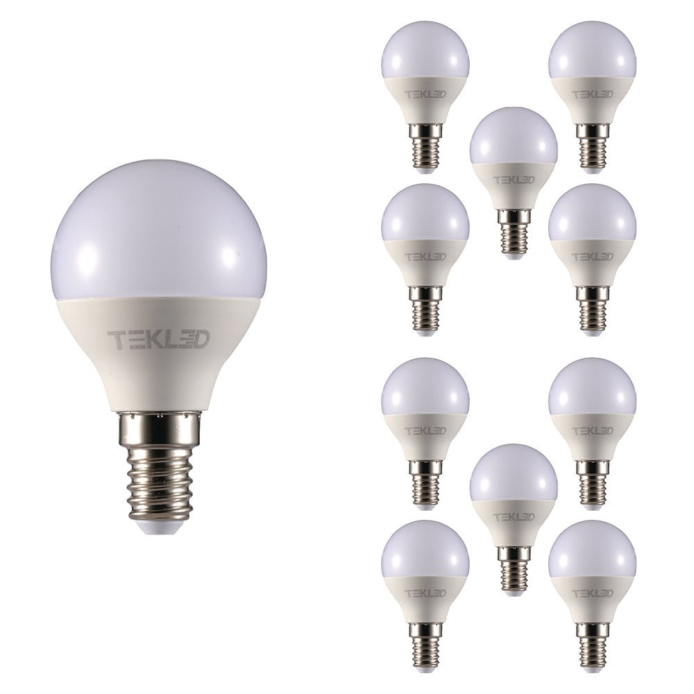Main image of canes led golf ball bulb p45 e14 small edison screw 6w 2700k warm white pack of 10