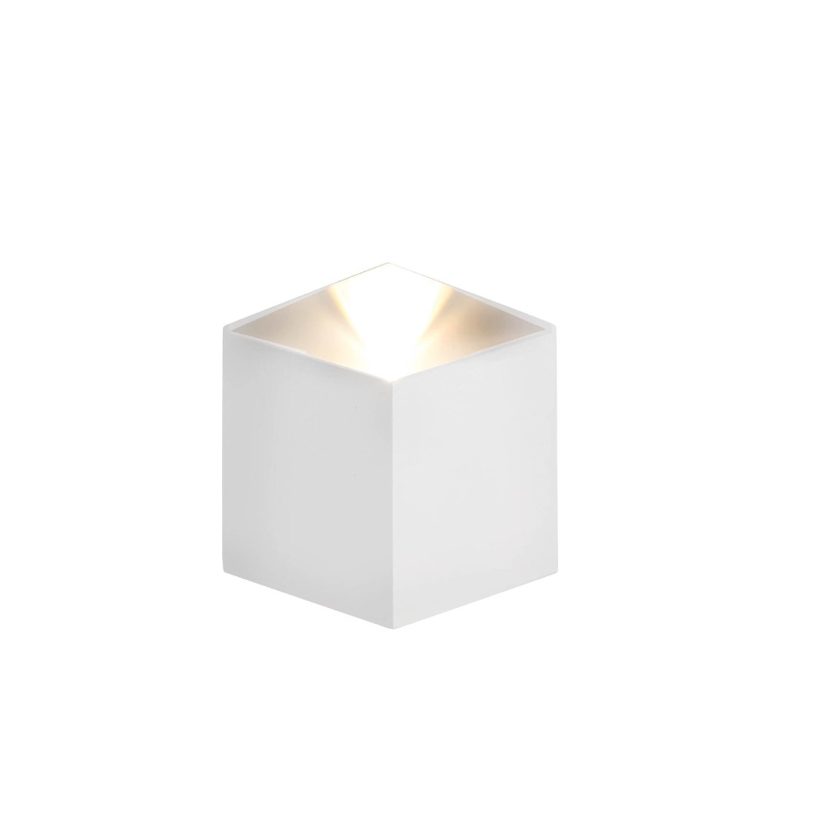 Main image of White Cuboid Up Down Outdoor Modern LED Wall Light | TEKLED 182-03384