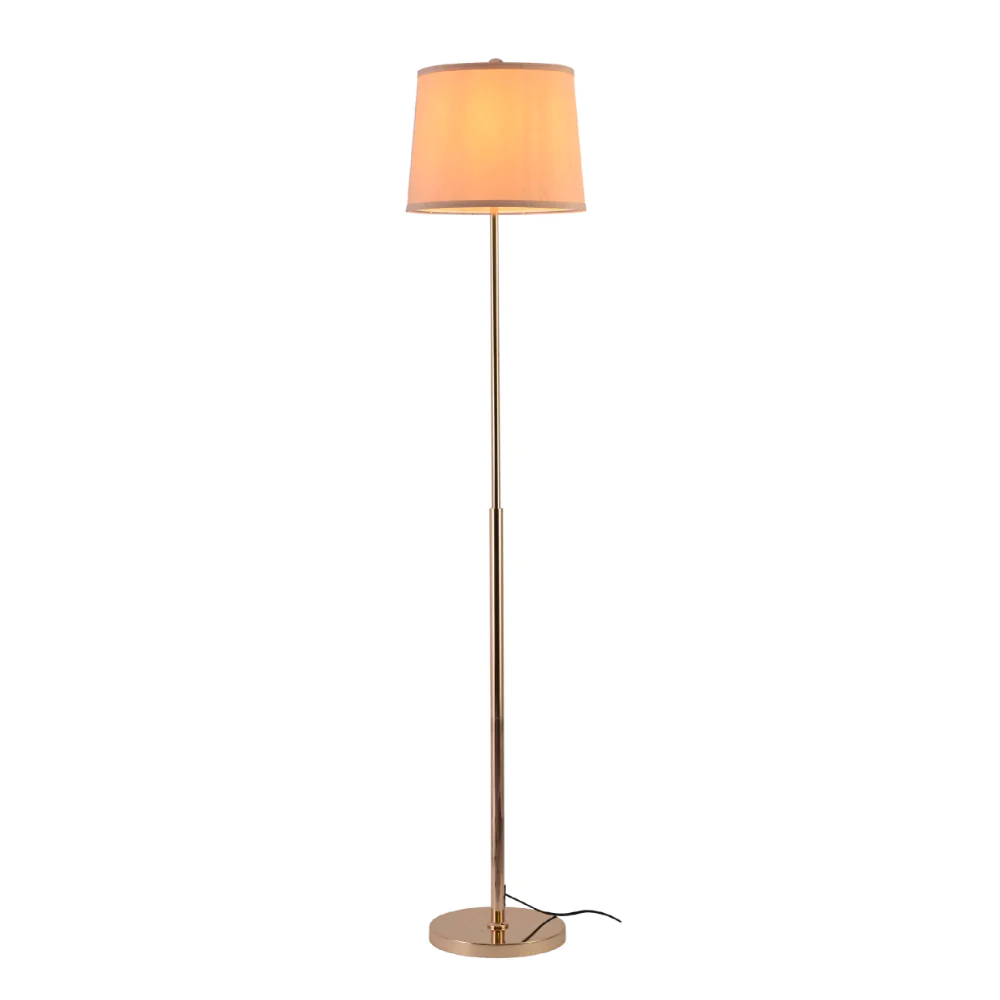 Minimalist Floor Lamp Rose Gold Flaxen TEKLED