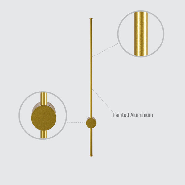 Lighting properties of Minimalist Linear Wall Sconce Light 151-19980