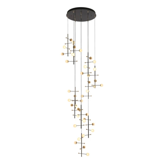 Main image of Modern Spacious Chandelier Ceiling Light Gold 159-18156