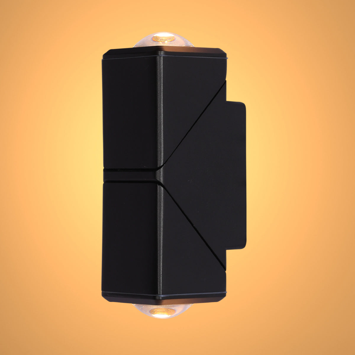 Main image of Rotatable Cubes Outdoor LED Wall Light Black 3000K Narrow Beam 182-03420