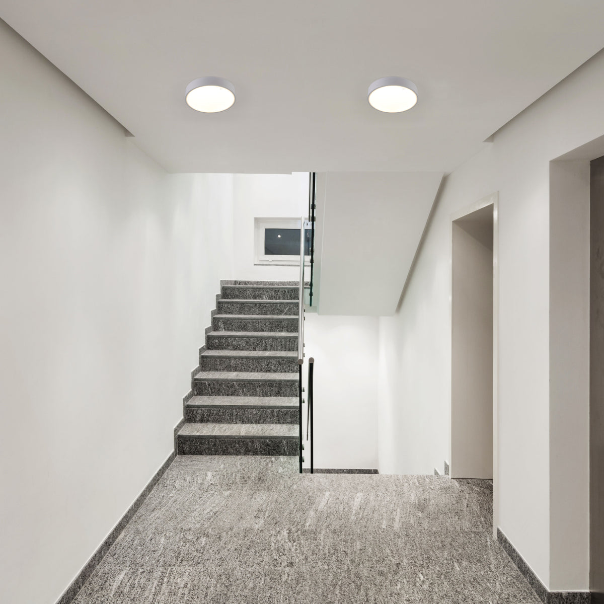 Usage of Sleek LED Bulkhead Light IP65 Ceiling Wall Interior Exterior 24W 4000K White 181-15361