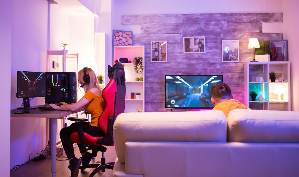 How to Choose The best light for a gaming room? - TEKLED UK