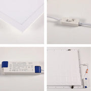 Close shot of the 1200x600 Luminous Switch 3CCT LED Panel Light 2x4ft 60W -165-038408