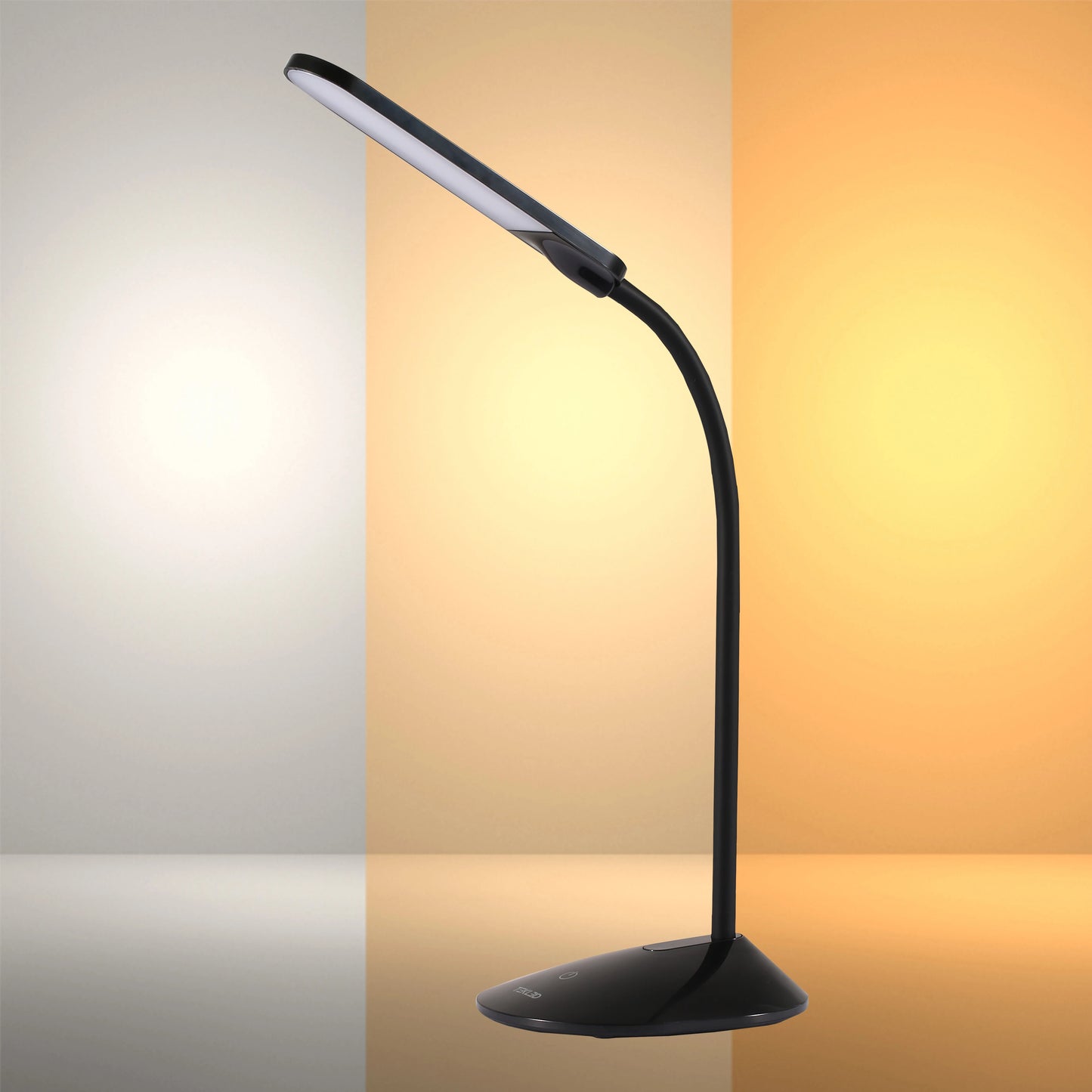 Erdy Goose Neck Black LED Desk Lamp