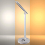 Lingo Desk Light Dimmable and Colour Modes with Wireless Phone Charger