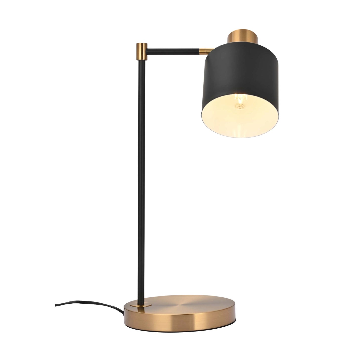 Nordic Pole Reading Desk Lamp Black Gold