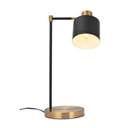 Nordic Pole Reading Desk Lamp Black Gold