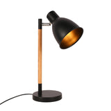 Nordic Elegance Desk Lamp with Dominant Wood Feature