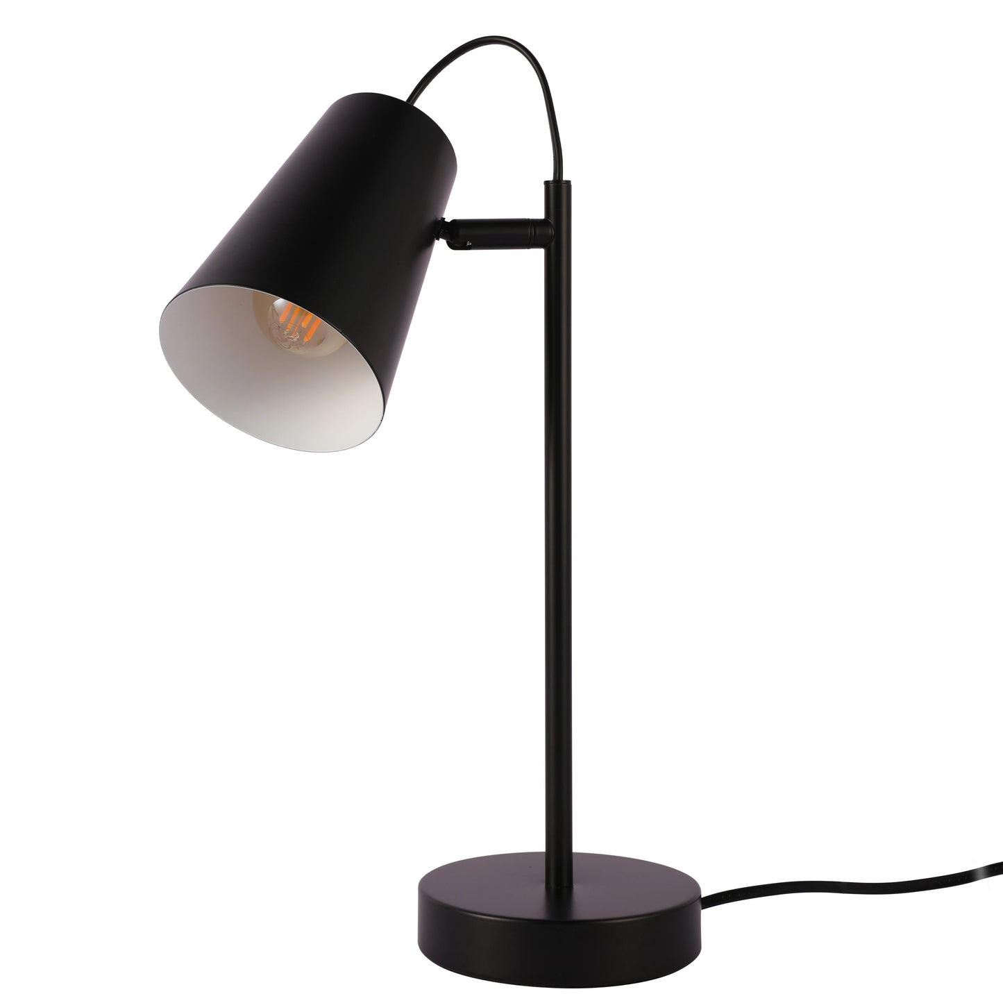 Sleek Cut Cone Desk Lamp in Vibrant Colours - Modern Elegance