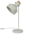 Modern Desk Lamp with Wooden Accent