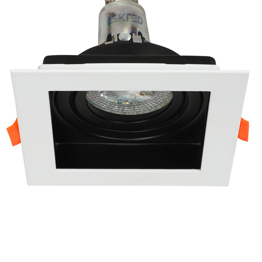 Valiant Tiltable Square GU10 Downlight
