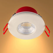 Fire Rated Waterproof IP65 Dimmable CCT Change 500 Lm Fixed Downlight Warm or Cool White