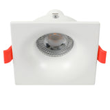 Lunar Low-Glare Square Fixed Recessed GU10 Downlight