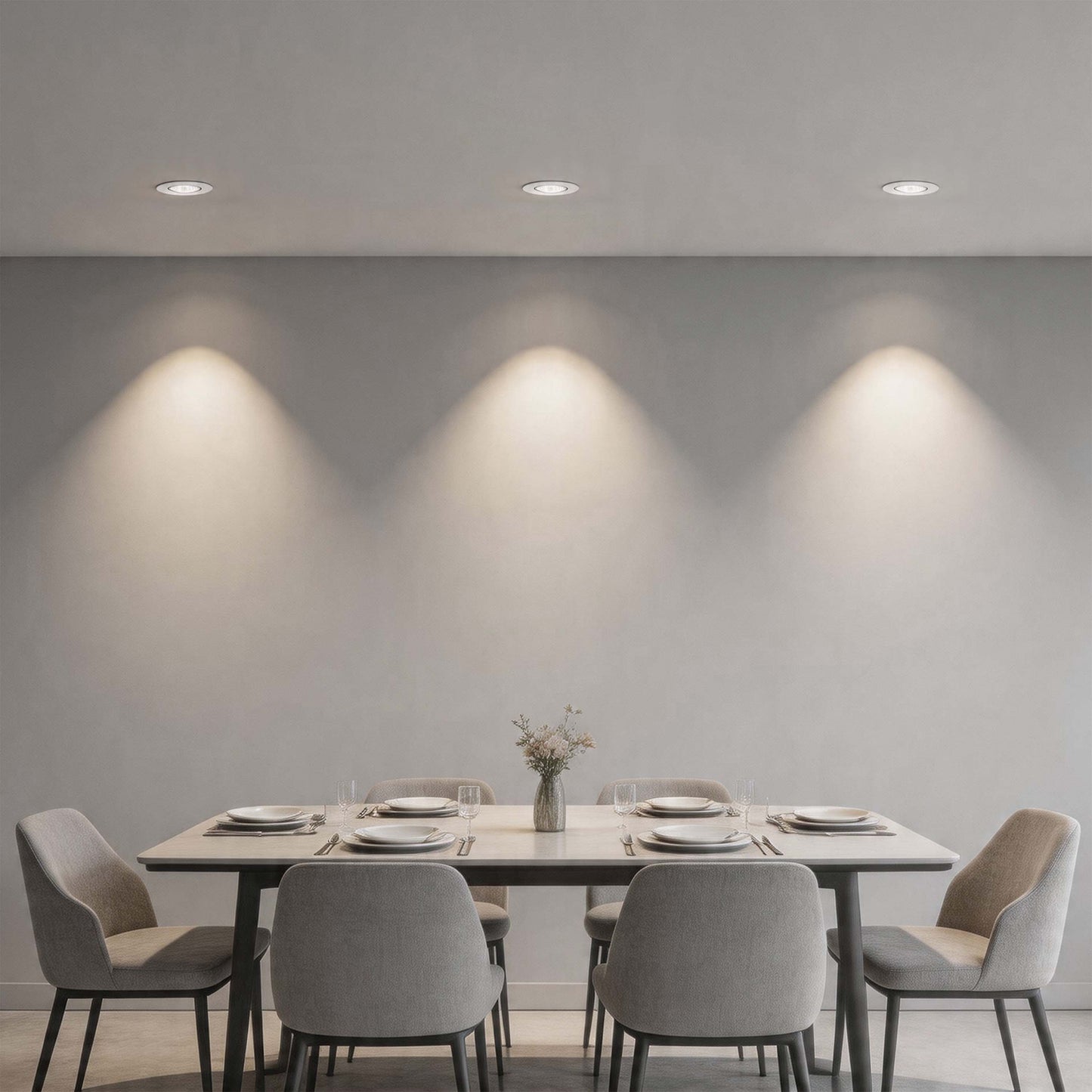 Modern White COB LED Recessed Downlight, 5W 4000K