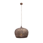 Antique Brass or Brown Gold Moroccan Style Dome Pendant Ceiling Light E27