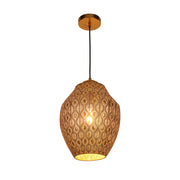 Antique Brass or Brown Gold Moroccan Style Dome Pendant Ceiling Light E27