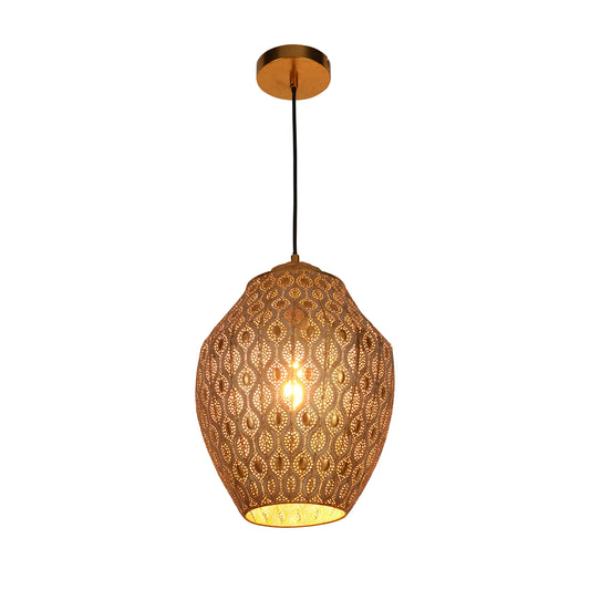 Antique Brass or Brown Gold Moroccan Style Dome Pendant Ceiling Light E27