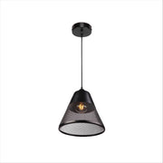 Shuttlecock Mesh Basket Metal Funnel Pendant Ceiling Light