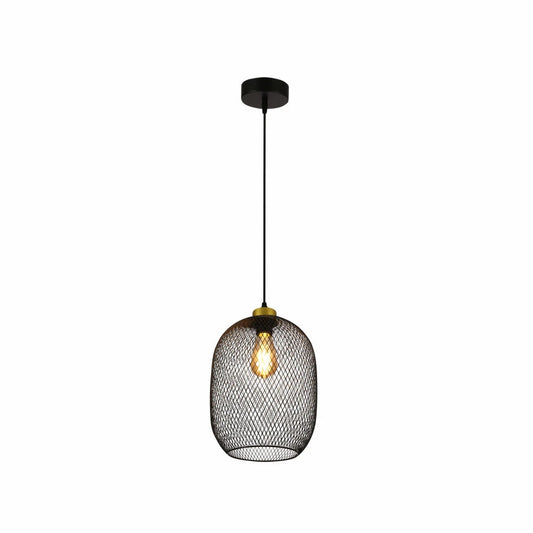 Mesh Cage Lantern Metal Pendant Ceiling Light E27