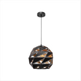 Malunga Metal Laser Cut Globe Pendant Ceiling Light E27