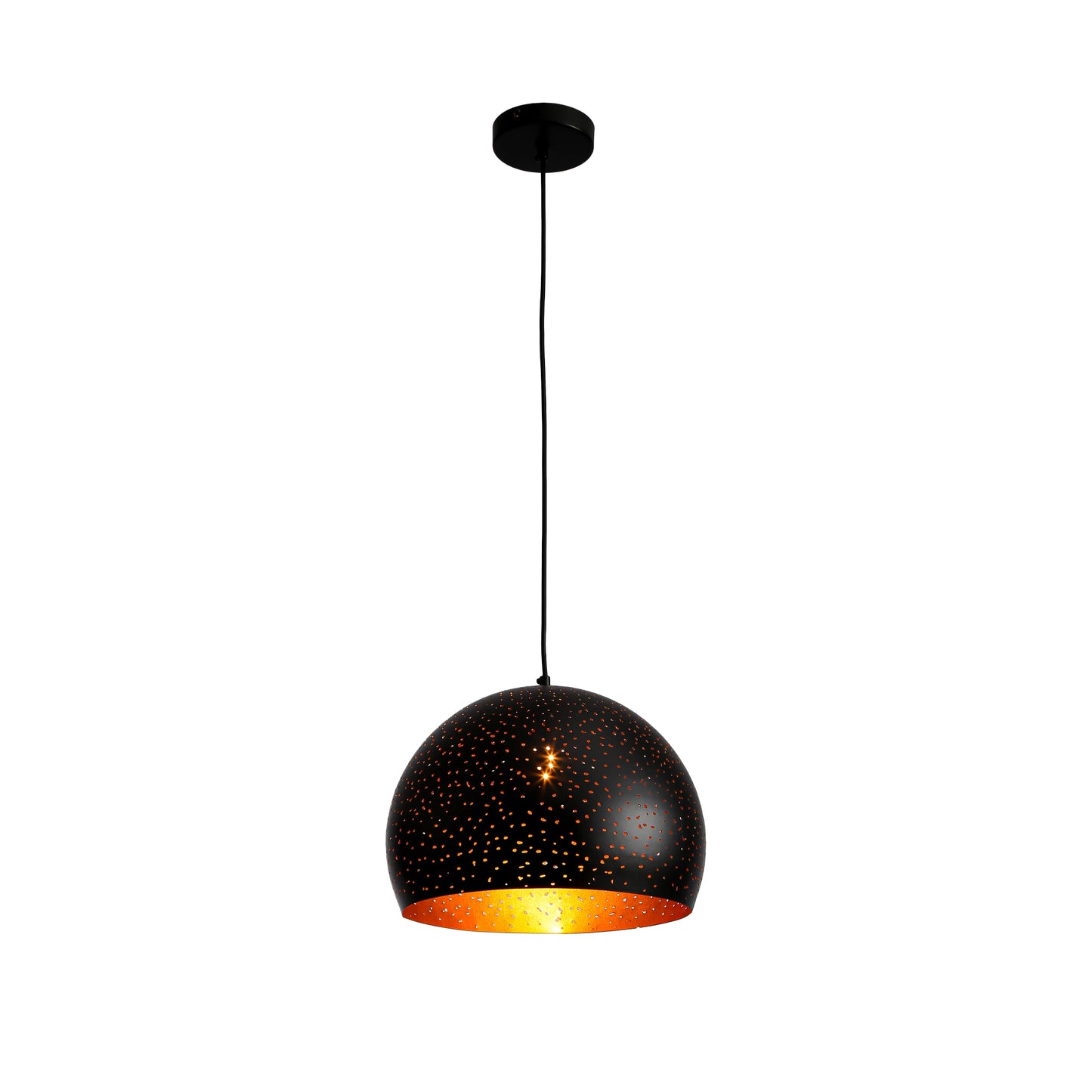 Dome Indian Dome Moroccan Night Milkyway Ceiling Pendant Light E27 Fitting Black Gold