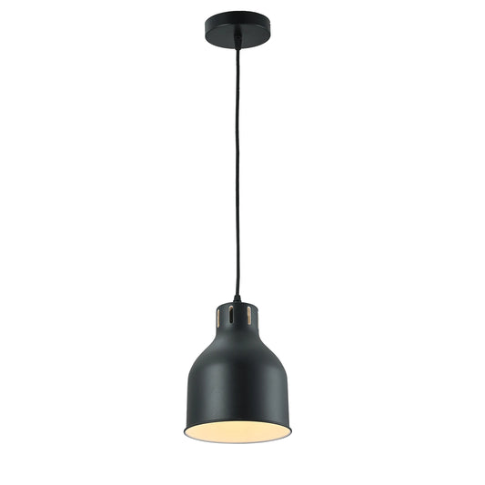 Contemporary Dome-Topped Cylinder Pendant Light