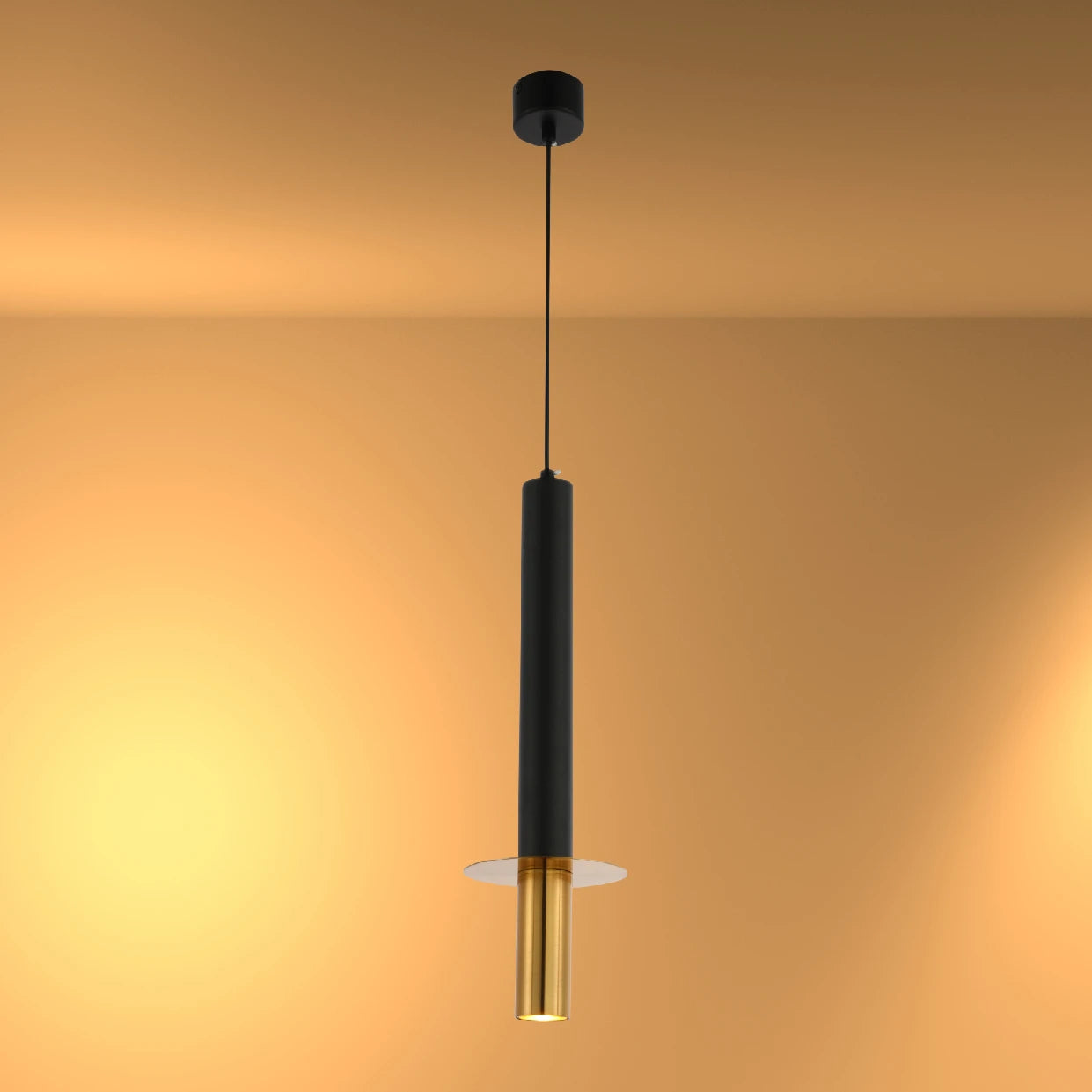 LED Pendant Downlight 5W 3000K Black and Bronze